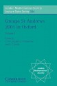 Groups St Andrews 2001 in Oxford: Volume 1 - Lady Colin Campbell, E.F. Robertson, G.C. Smith