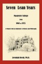 Seven Lean Years: Macalester College from 1968 to 1975 - Jeremiah Reedy