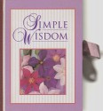 SIMPLE WISDOM Inspirational Verses for Each and Every Day with Cards, Paper and Envelopes in a Book-Like Box Tied with a Ribbon - New Seasons