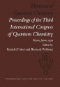 Horizons of Quantum Chemistry: Proceedings of the Third International Congress of Quantum Chemistry Held at Kyoto, Japan, October 29 November 3, 1979 - Kenichi Fukui, Bernard Pullman