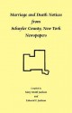 Marriage and Death Notices from Schuyler County, New York Newspapers - Mary Smith Jackson, Edward F. Jackson