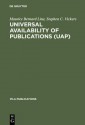 Universal Availability of Publications (Uap) - Maurice B. Line, Stephen C. Vickers