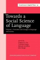 Towards a Social Science of Language: Papers in Honor of William Labov. Volume 1: Variation and Change in Language and Society - Gregory R. Guy, Crawford Feagin, Deborah Schiffrin, John Baugh