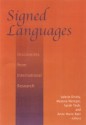 Signed Languages: Discoveries from International Research - Valerie Dively, Valerie Dively, Melanie Metzger, Sarah F. Taub