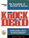 Knock 'em Dead: Breaking Into Management - Martin Yate