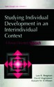 Studying Individual Development In An Interindividual Context: A Person Oriented Approach - Lars R. Bergman