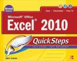 Microsoft Office Excel 2010 QuickSteps - John Cronan