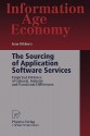 The Sourcing of Application Software Services: Empirical Evidence of Cultural, Industry and Functional Differences - Jens Dibbern