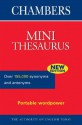 Chambers Mini Thesaurus - Chambers