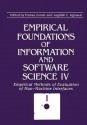 Empirical Foundations of Information and Software Science IV - Jagdish C Agrawal, Pranas Zunde