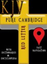 KJV Pure Cambridge Edition (Red Letter) with Dictionaries & Encyclopedia (Easton, Smith, ISBE) - Anonymous Anonymous, Better Bible Bureau