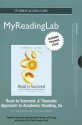 Myreadinglab with Pearson Etext -- Standalone Access Card -- For Read to Succeed: A Thematic Approach to Academic Reading - David Rothman, Jilani Warsi