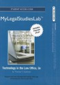 New Mylegalstudieslab and Virtual Law Office Experience with Pearson Etext -- Access Card -- For Technology in the Law Office - Thomas F. Goldman