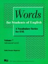 Words for Students of English : A Vocabulary Series for ESL, Vol. 7 (Pitt Series in English As a Second Language) - English Language Institute, Holly Deemer Rogerson