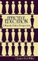 Effective Education: A Minority Policy Perspective - Charles Vert Willie