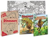 Dover Coloring Box -- Dinosaurs - Dover, Kits for Kids, Dinosaurs, Jan Sovak