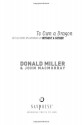 To Own a Dragon: Reflections On Growing Up Without A Father - Donald Miller