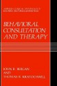 Behavioral Consultation and Therapy - John R. Bergan, Thomas R. Kratochwill