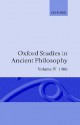 Oxford Studies in Ancient Philosophy - Julia Annas