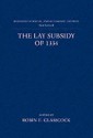 Lay Subsidy of 1334 (Records of Social & Economic History, New Series) - R.E. Glasscock, Robin E. Glasscock