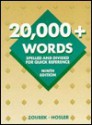 20,000+ Words: Spelled and Divided for Quick Reference - Charles E. Zoubeck, Mary Margaret Hosler