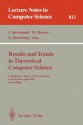 Results and Trends in Theoretical Computer Science: Colloquium in Honor of Arto Salomaa, Graz, Austria, June 10 - 11, 1994. Proceedings - Juliani Karhumdki, Juliani Karhumaki, Hermann Maurer, Juliani Karhumdki