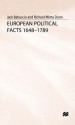 European Political Facts, 1648 1789 - Jack Babuscio, Richard Minta Dunn