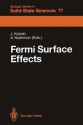 Fermi Surface Effects: Proceedings of the Tsukuba Institute Tsukuba Science City, Japan, August 27 29, 1987 - Jun Kondo, A. Yoshimori