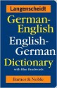 German-English English-German Dictionary with Blue Headwords - Langenscheidt