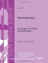 Electrospinning - Jon Stranger, Mark Staiger, Nick Tucker