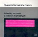 Materiały do nauki o skalach muzycznych - Franciszek Wesołowski