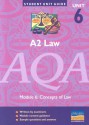 A2 Law Aqa: Concepts Of Law: Unit 6 - Peter Darwent