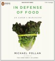 In Defense of Food: An Eater's Manifesto - Scott Brick, Michael Pollan