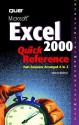 Microsoft Excel 2000 Quick Reference - Nancy Warner