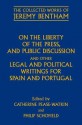 On the Liberty of the Press, and Public Discussion, and Other Legal and Political Writings for Spain and Portugal - Catherine Pease-Watkin, Philip Schofield