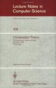 Computation Theory: Fifth Symposium, Zaborow, Poland, December 3-8, 1984 Proceedings (Lecture Notes in Computer Science) - Andrzej Skowron