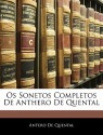 OS Sonetos Completos de Anthero de Quental - Antero de Quental