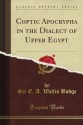 Coptic Apocrypha in the Dialect of Upper Egypt (Classic Reprint) - E.A. Wallis Budge