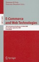 E-Commerce and Web Technologies: 10th International Conference, EC-Web 2009, Linz, Austria, September 1-4, 2009, Proceedings - Tommaso di Noia, Francesco Buccafurri