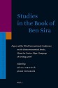 Studies In The Book Of Ben Sira: Papers Of The Third International Conference On The Deuterocanonical Books, Shime'on Centre, Pápa, Hungary, 18 20 May, ... To The Journal For The Study Of Judaism) - Géza G. Xeravits, József Zsengellér, International Conference on the Deuteroc