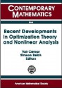 Recent Developments in Optimization Theory and Nonlinear Analysis: Ams/Imu Special Session on Optimization and Nonlinear Analysis, May 24-26, 1995, Jerusalem, Israel (Contemporary Mathematics) - Simeon Reich, Y. Chesor