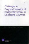 Challenges of Programs Evaluation of Health Interventions in Developing Countries - Barbara Wynn