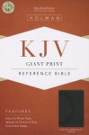 KJV Giant Print Reference Bible, Charcoal LeatherTouch Indexed - Holman Bible Publisher