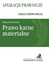 Prawo karne materialne. Tabele porównawcze - Świczewska Alicja