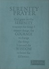 Serenity Prayer Journal - Christian Art Gifts