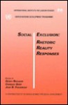 Social Exclusion: Rhetoric, Reality, Responses - Gerry Rodgers