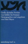 Große deutsche Verrisse von Schiller bis Fontane - Hans Mayer