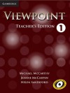 Viewpoint Level 1 Teacher's Edition with Assessment Audio CD/CD-ROM - Michael McCarthy, Jeanne McCarten, Helen Sandiford