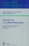 Advances in Case-Based Reasoning: Second European Workshop, EWCBR-94, Chantilly, France, November 7 - 10, 1994. Selected Papers (Lecture Notes in Computer ... / Lecture Notes in Artificial Intelligence) - Jean-Paul Haton, Mark Keane, Michel Manago