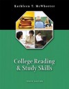 College Reading and Study Skills (with Myreadinglab) Value Package (Includes Pearson Student Planner) - Kathleen T. McWhorter